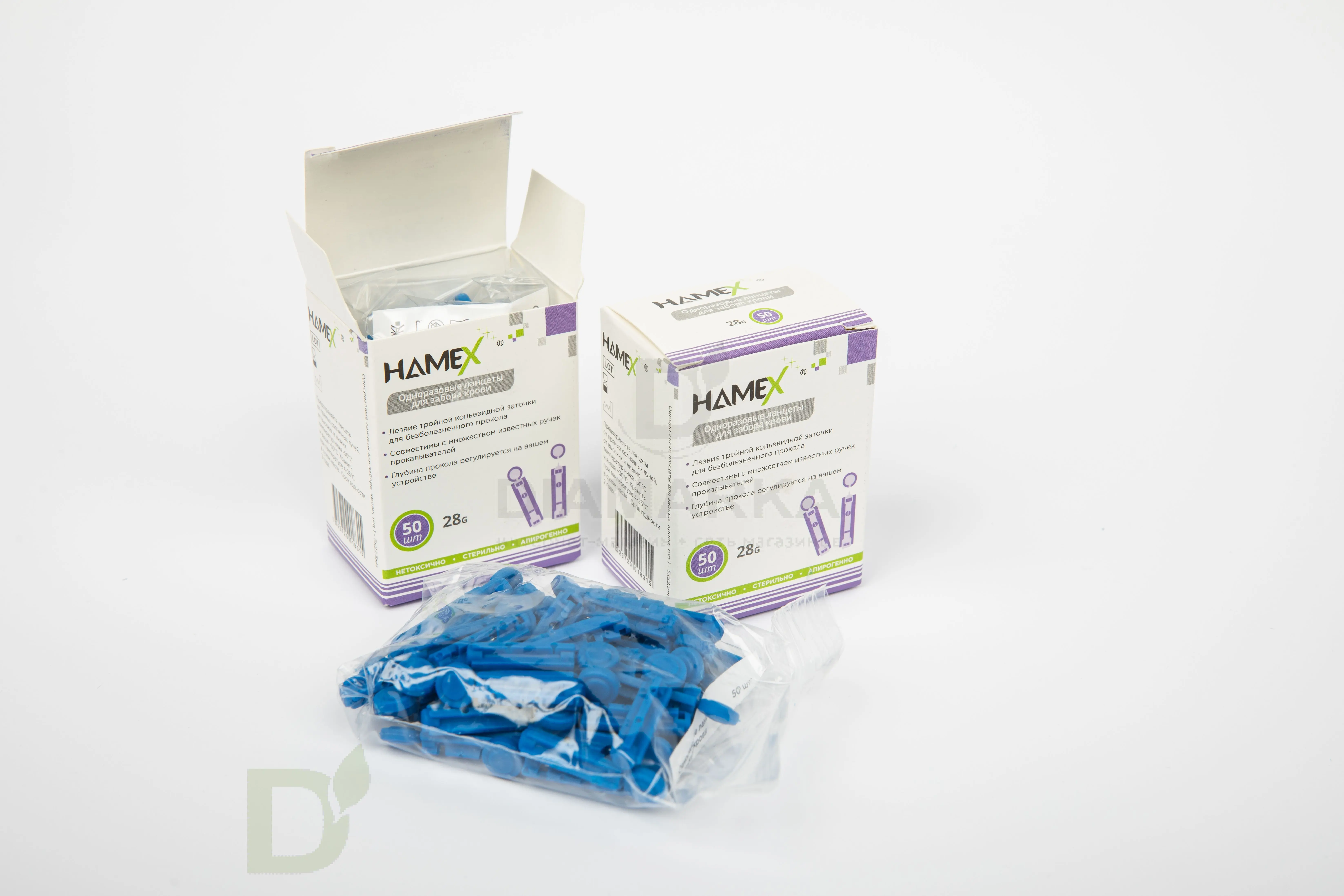 Ланцеты универсальные Hamex  28G №50