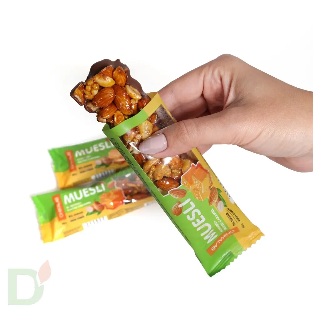 Батончик мюсли CHIKALAB миндальный с соленой карамелью 40 гр. в Челябинске