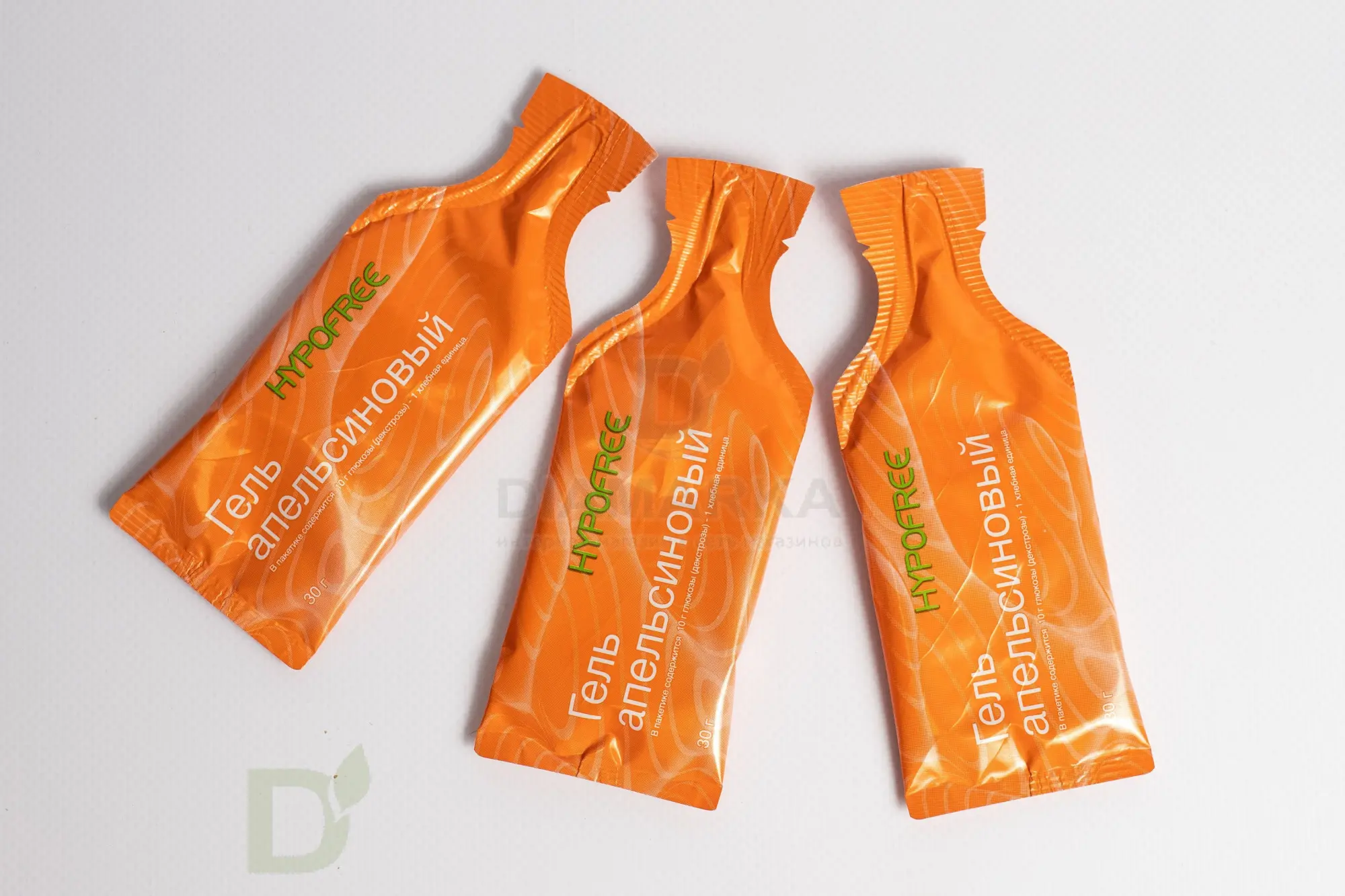 Гель HYPOFREE 1ХЕ Апельсин, мягкая упаковка, 10 саше по 30мл в Челябинске