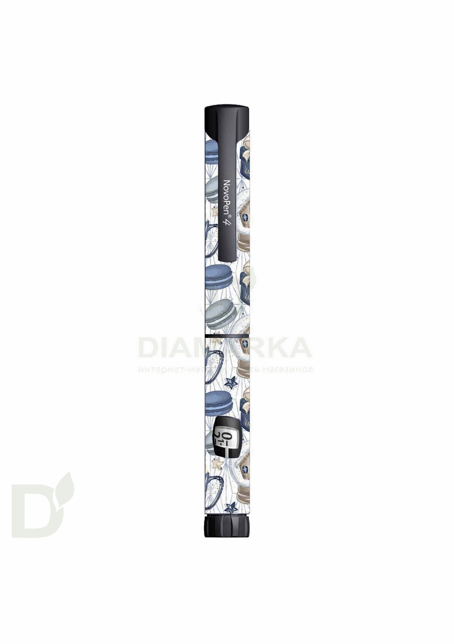 Наклейка на шприц-ручку НовопенЭХО и Новопен4