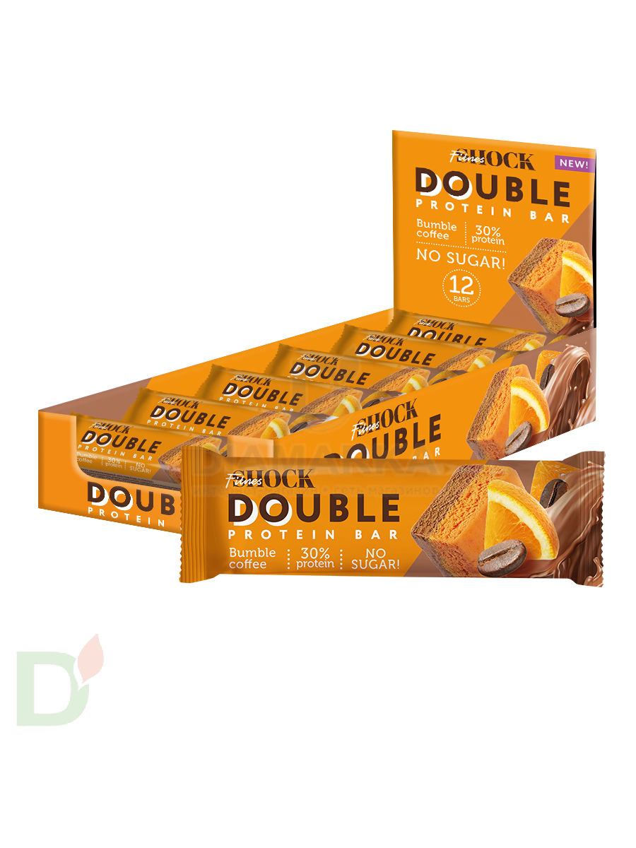 Батончик протеиновый FitnesShock Апельсиновый кофе 40гр. в Челябинске