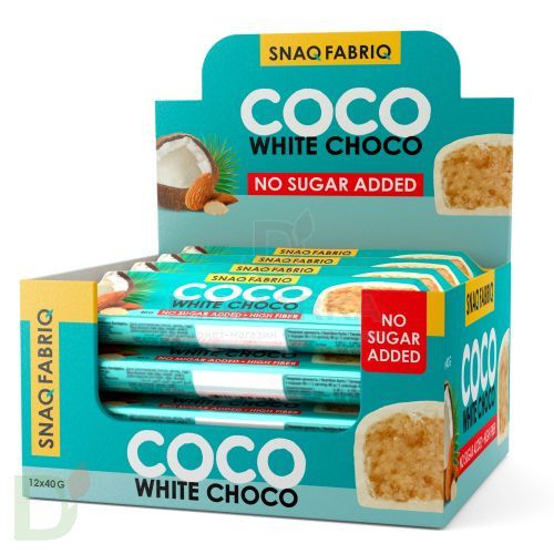 Батончик Snaq Fabriq глазированный Кокосово-миндальный десерт 40гр* в Челябинске