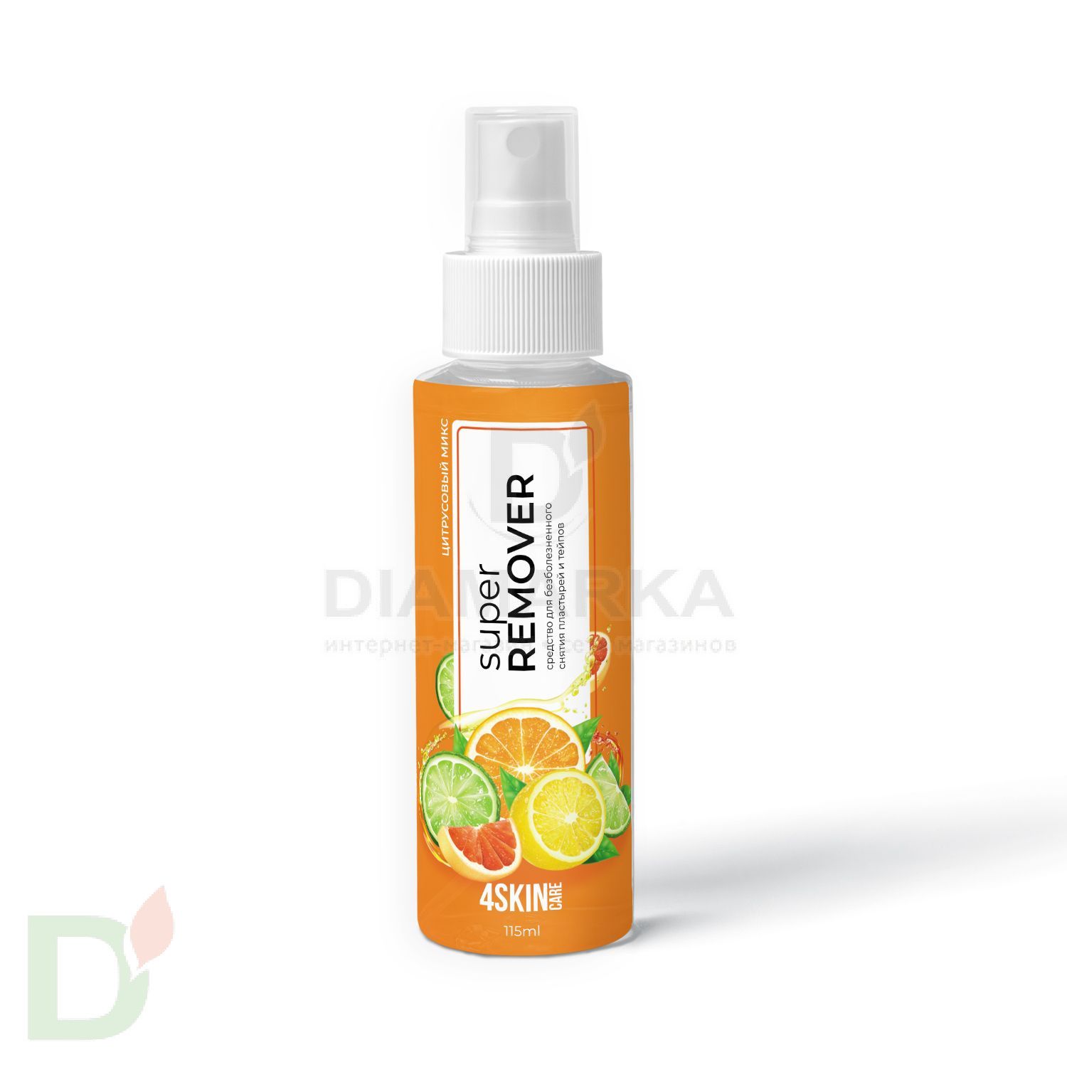 Ремувер 4SKINcare Цитрусовый микс, 115 мл