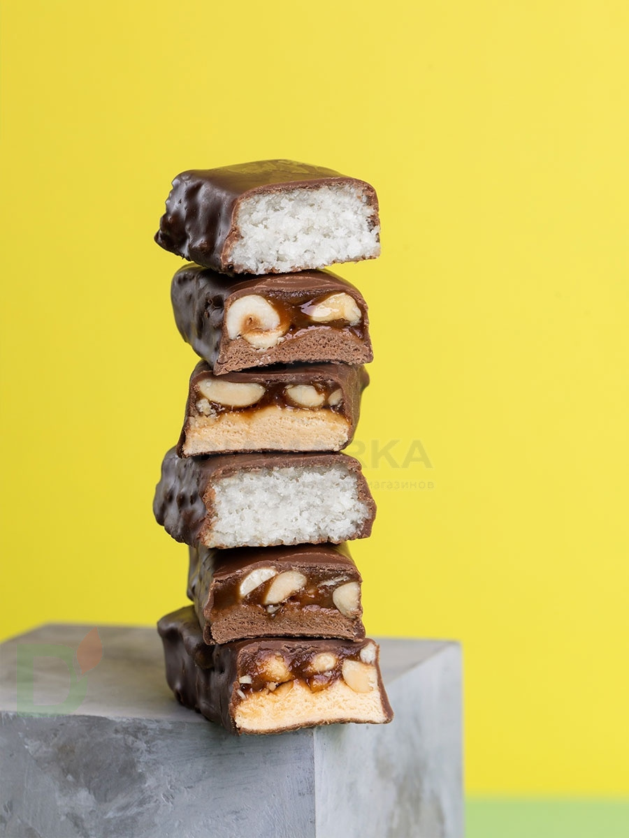 Батончик протеиновый FitnesShock Соленая карамель-Арахис 50гр. в Челябинске