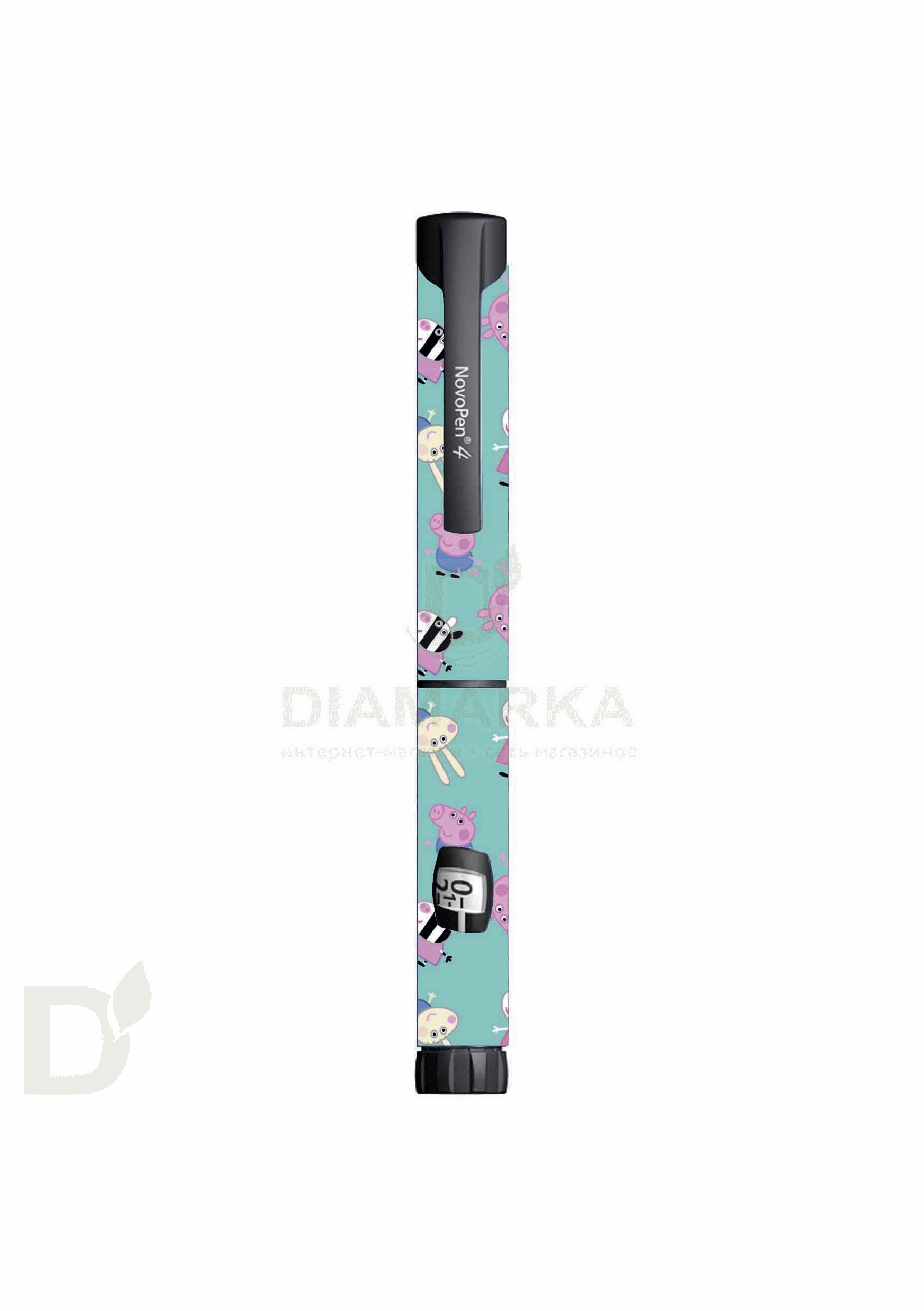 Наклейка на шприц-ручку НовопенЭХО и Новопен4