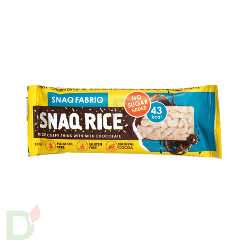 Батончик Snaq Fabriq рисовый глазированный молочным шоколадом, 10гр в Челябинске