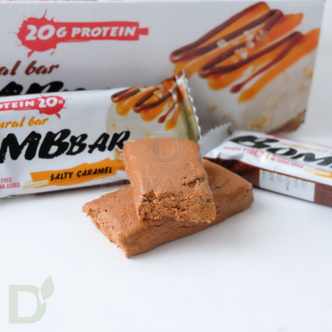 Батончик BOMBBAR Соленая карамель 60 гр. в Челябинске