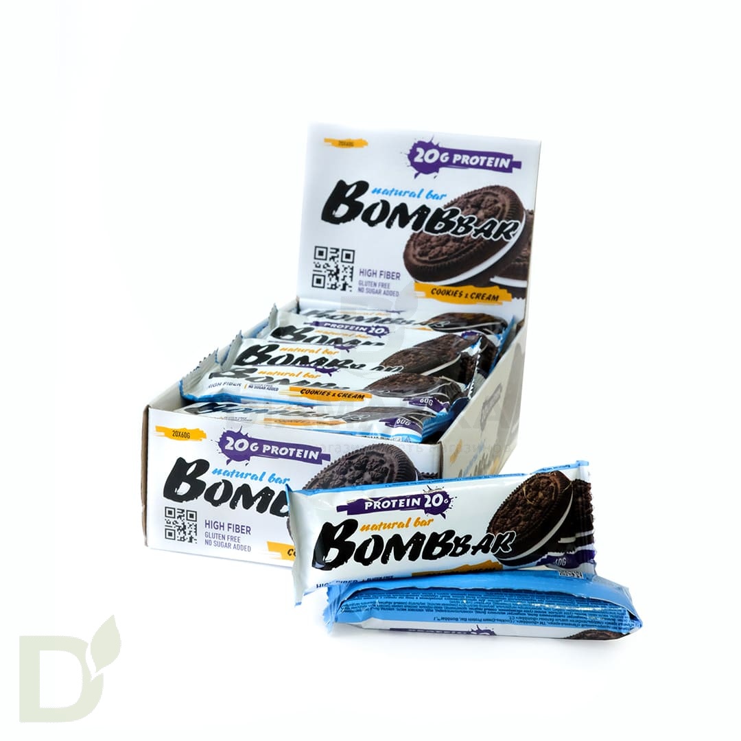 Батончик BOMBBAR Печенье с кремом 60 гр. в Челябинске