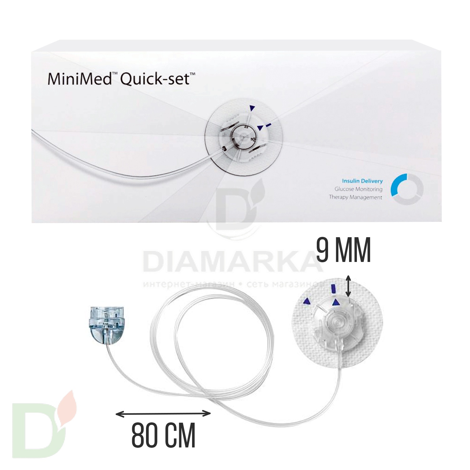 Катетер Quick-Set / Квик-Сет, 9/80 (MMT- 386А), 1 шт.