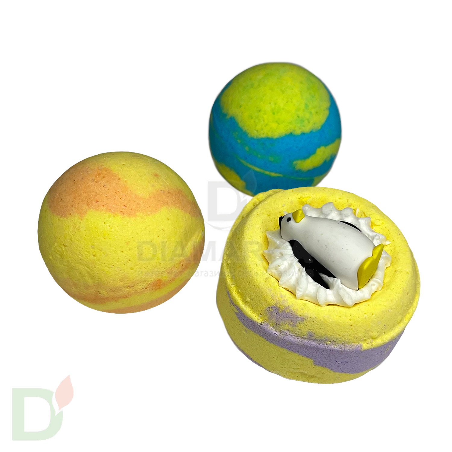 Бокс - Бомбочки для ванны детские (з шт в комплекте) в Челябинске