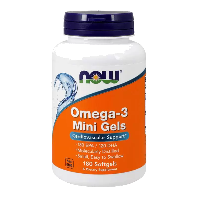 Витамины NOW Омега-3, дополнительный источник ПНЖК, 180EPA/120DHA, 180 шт в Челябинске