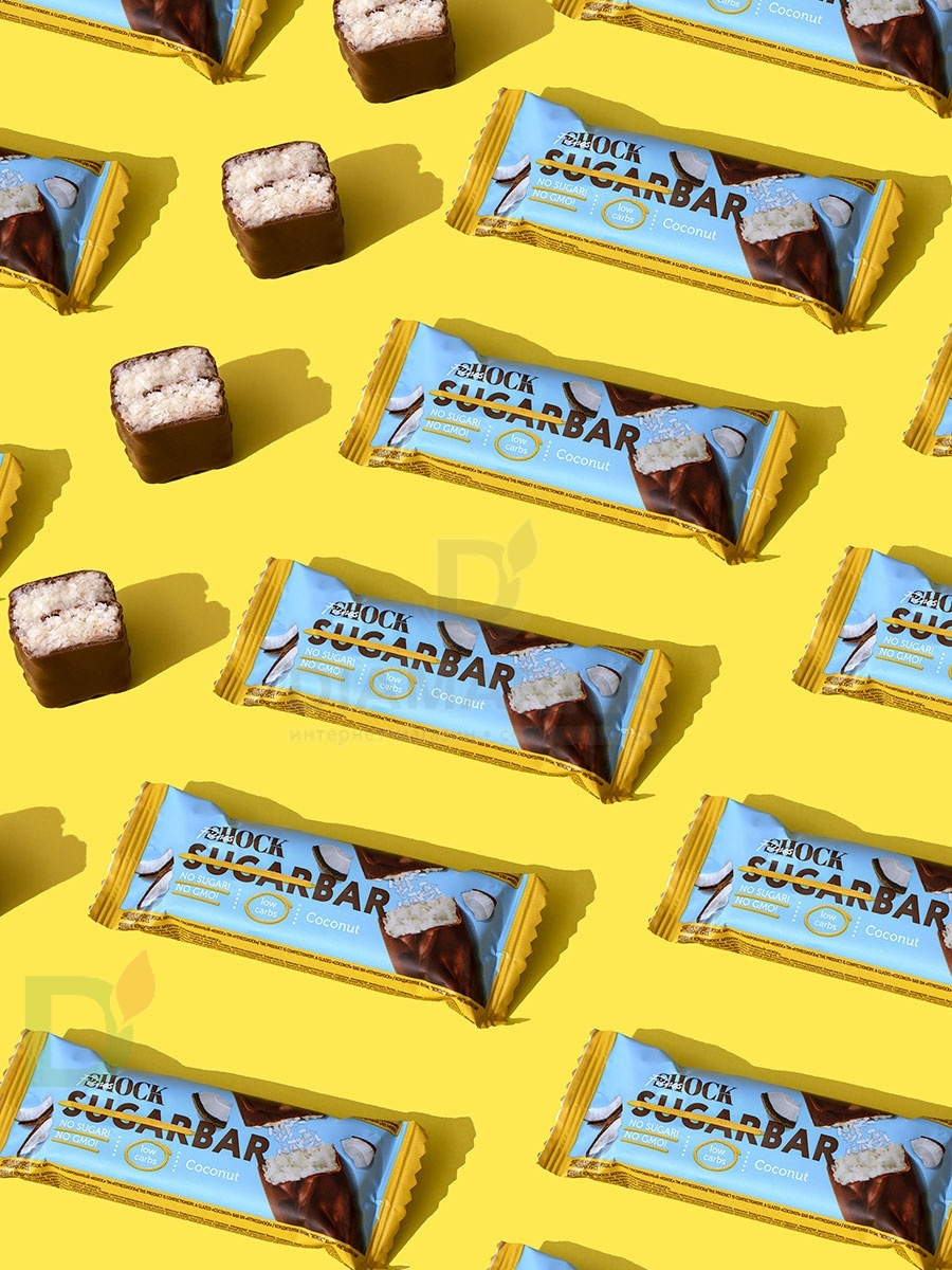 Батончик протеиновый FitnesShock Кокос 50гр. в Челябинске