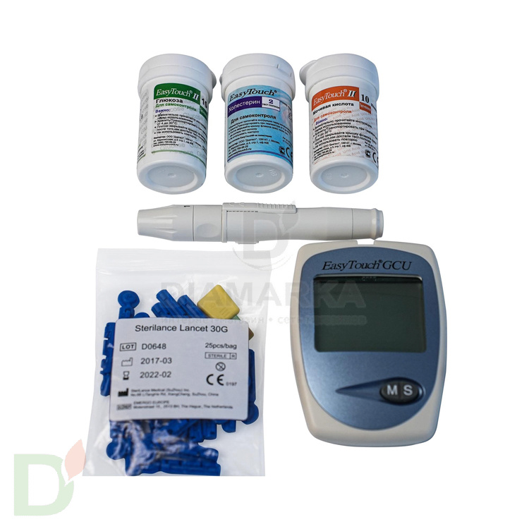 Биохимический анализатор ИзиТач (EasyTouch GCU) (глюкоза, холестерин и мочевая кислота в крови) в Челябинске