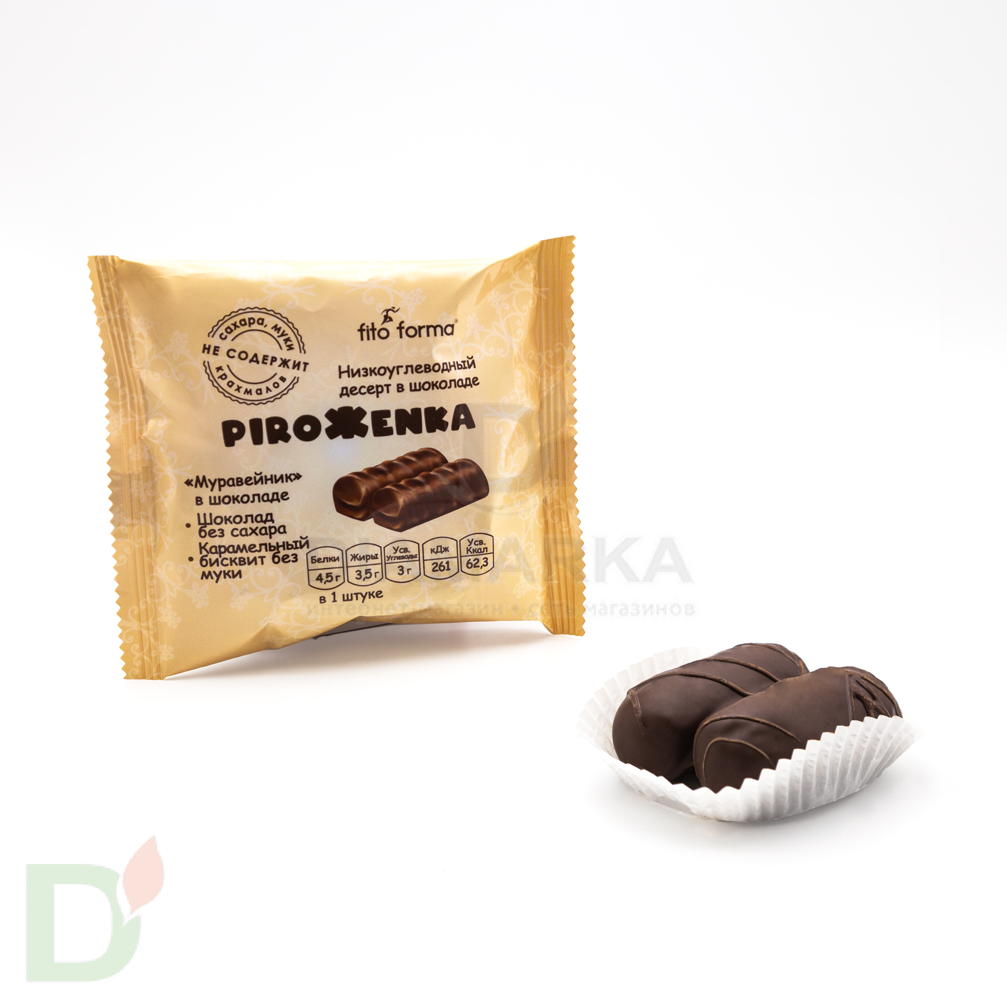 Пирожное низкоуглеводное "Пироженка" Муравейник 80г