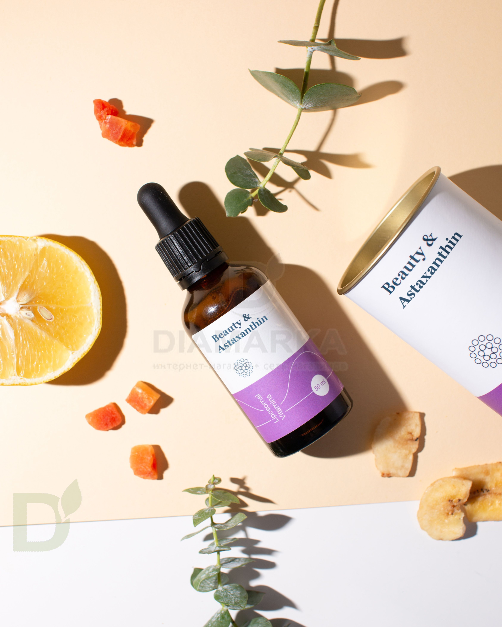 Витамины Liposomal Vitamins Astaxanthin/Астаксантин 50мл флакон в Челябинске