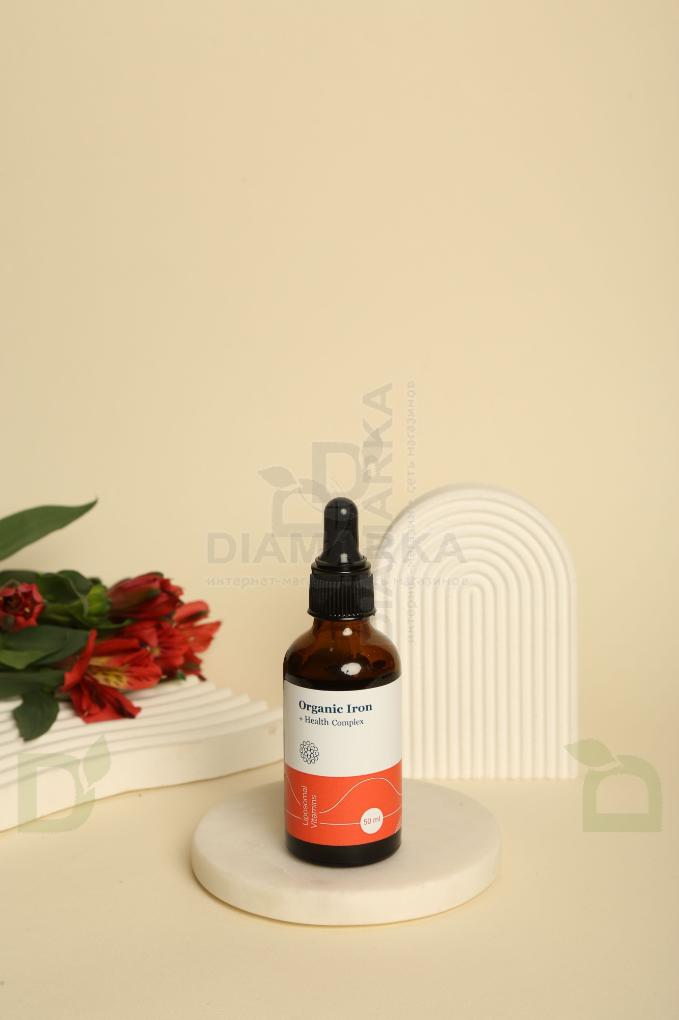 Витамины Liposomal Vitamins ORGANIC IRON 50мл флакон в Челябинске