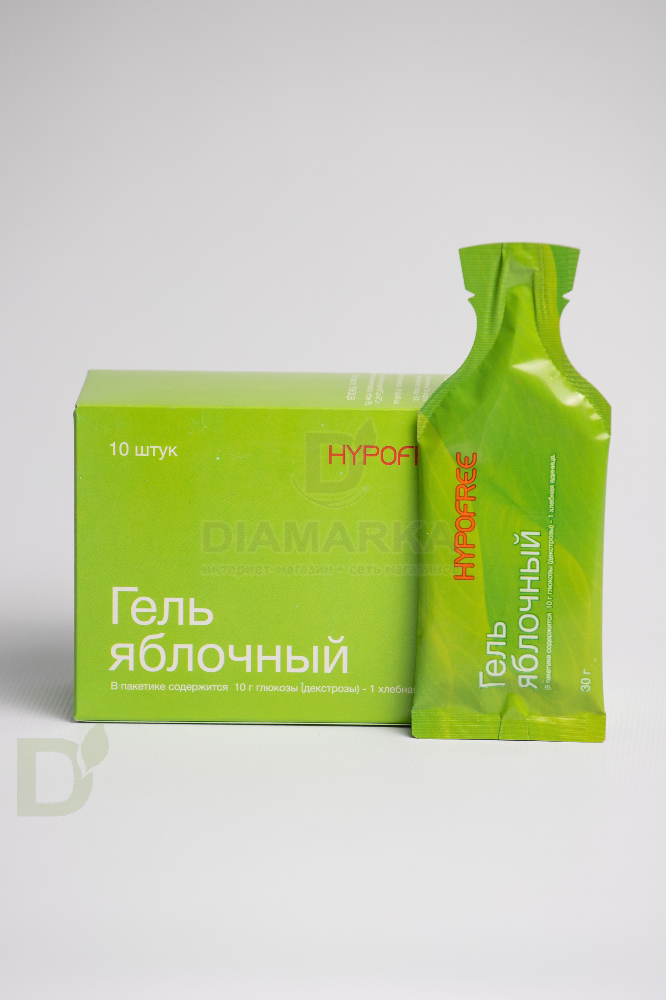Гель HYPOFREE 1ХЕ Яблоко, мягкая упаковка, 30мл в Челябинске