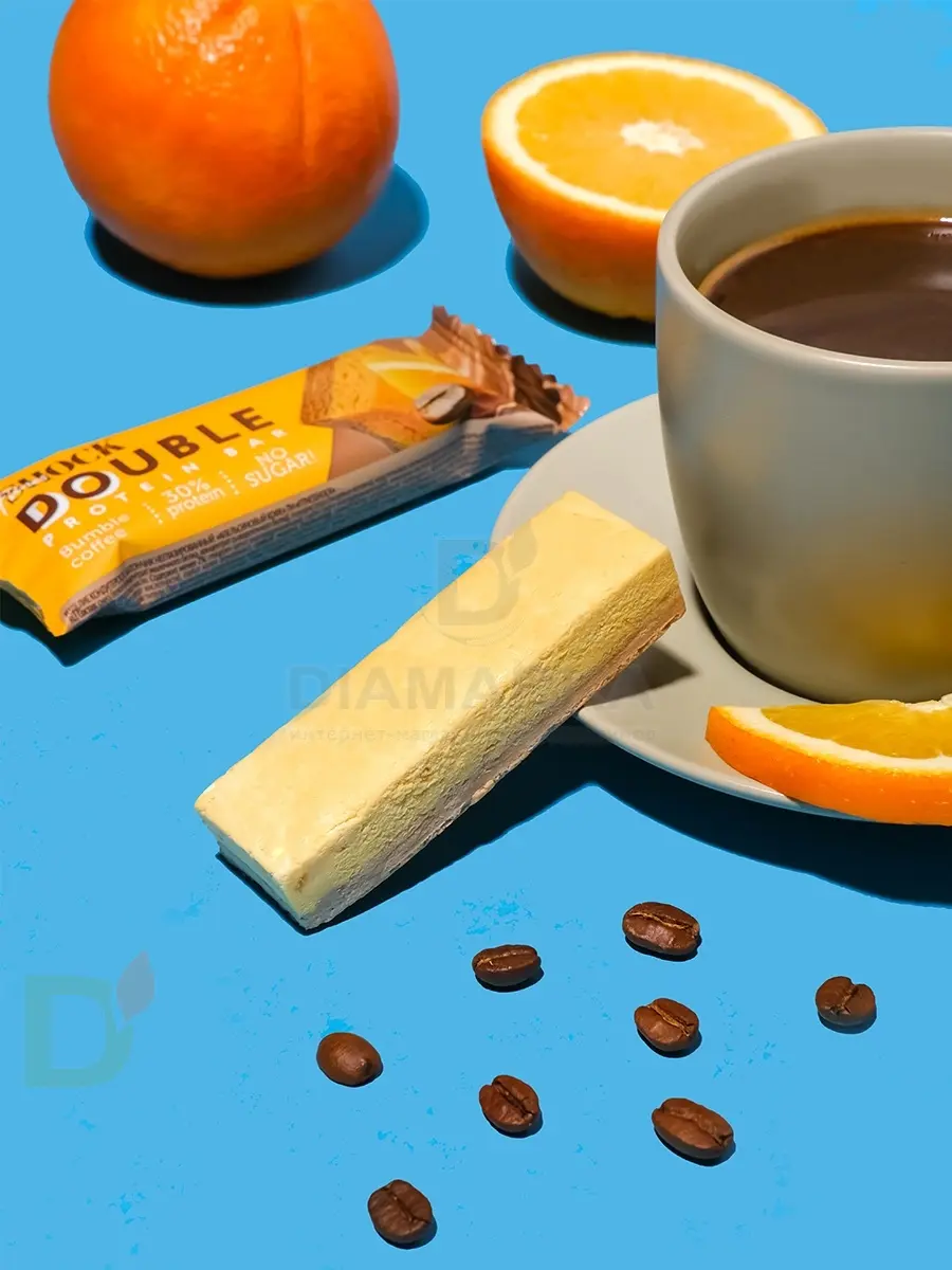 Батончик протеиновый FitnesShock Апельсиновый кофе 40гр. в Челябинске