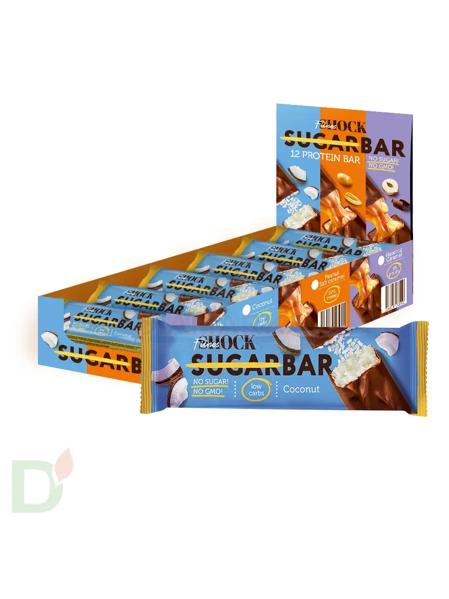 Батончик протеиновый FitnesShock Кокос 50гр. в Челябинске