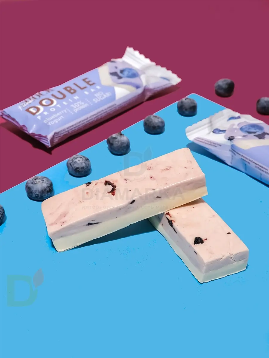 Батончик протеиновый FitnesShock Черничный йогурт 40гр. в Челябинске