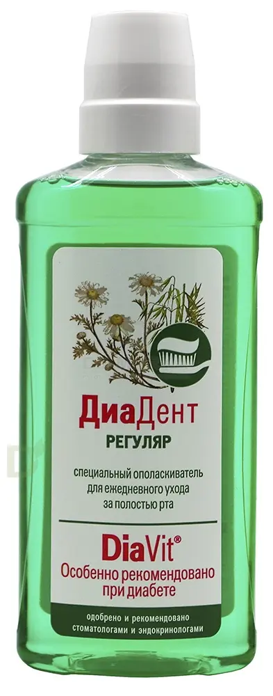 Ополаскиватель для полости рта "ДИАДЕНТ Регуляр" , 275 мл.