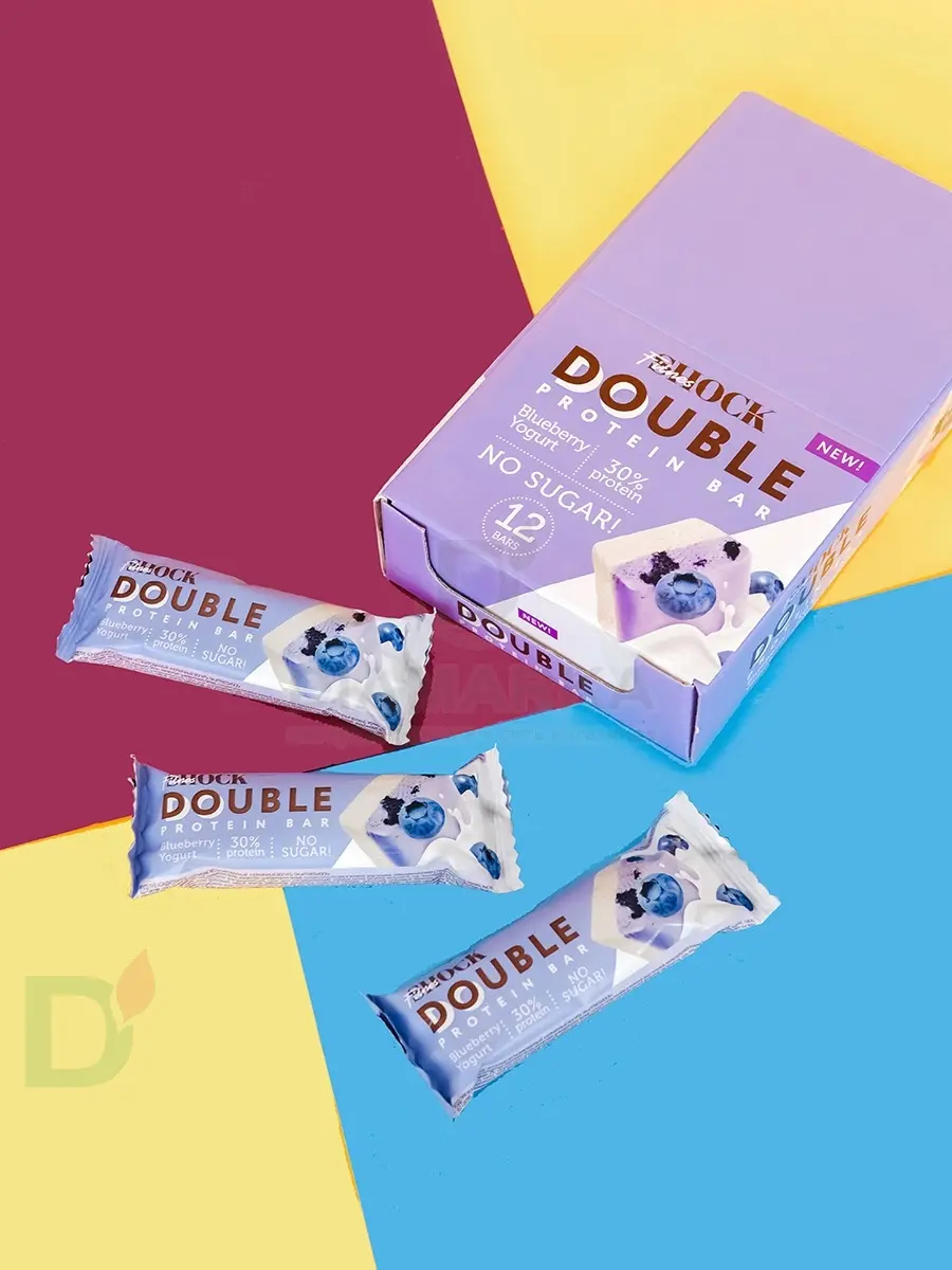 Батончик протеиновый FitnesShock Черничный йогурт 40гр. в Челябинске