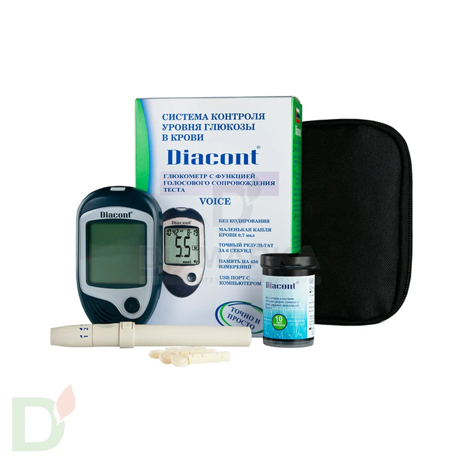 Глюкометр говорящий Diacont Voice в Челябинске