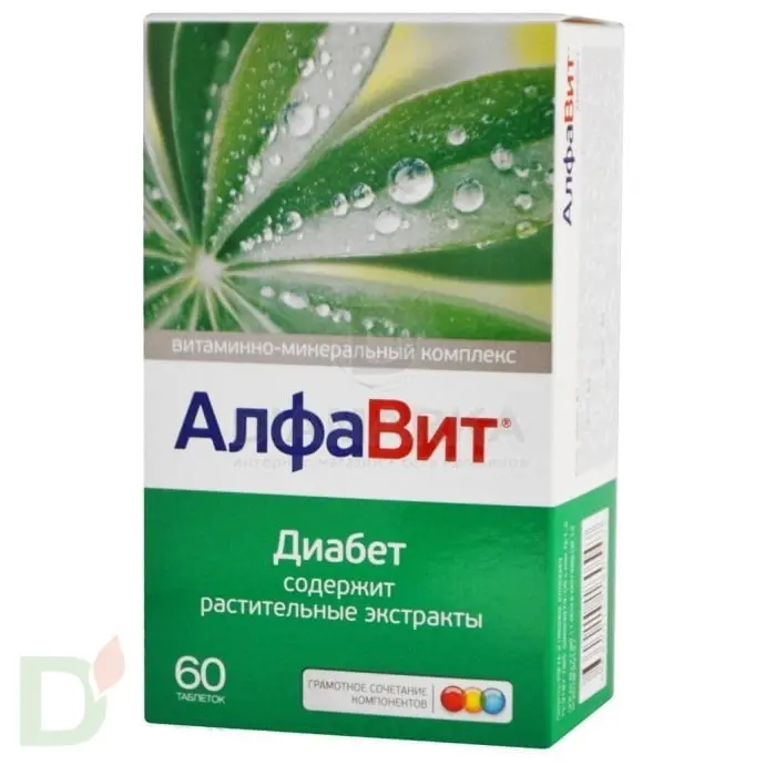 Витамины АлфаВит Диабет, 60 табл. в Челябинске