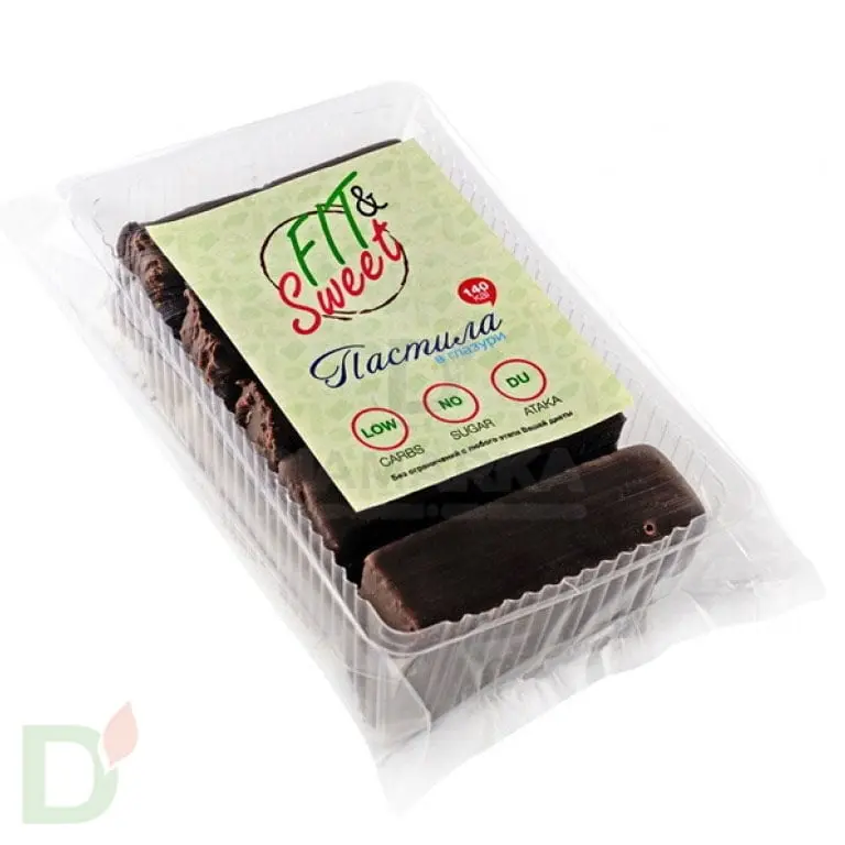 Пастила Fit&Sweet низкоуглеводная Ваниль в глазури, 120 г