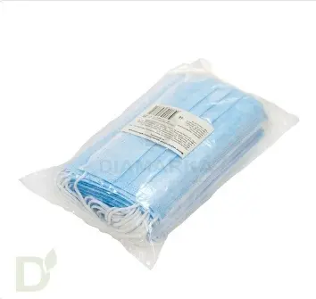 Маска медицинская 3-х слойная,  1упаковка (50шт)