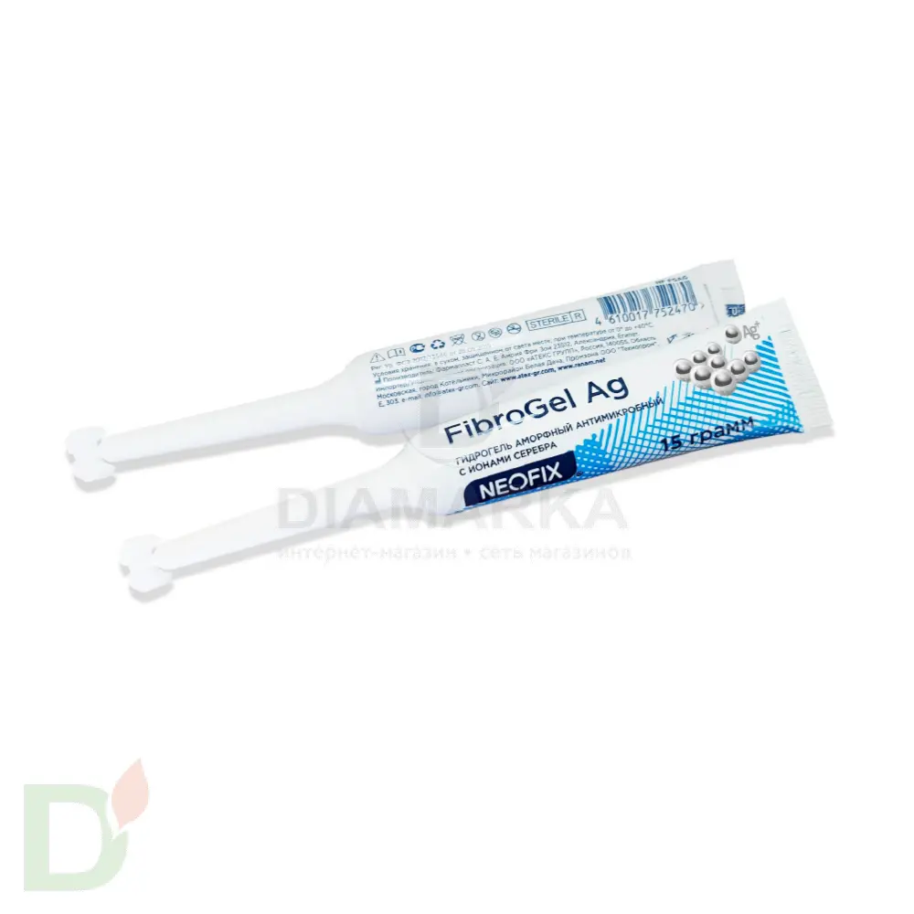 Гидрогель антимикробный NEOFIX FibroGel Fg с ионами серебра 15г в Челябинске