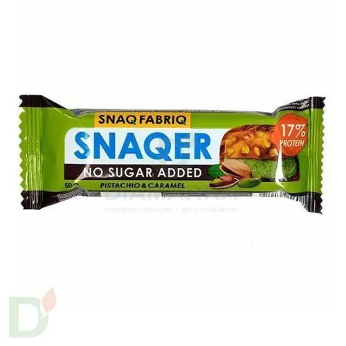 Батончик Snaq Fabriq глазированный Фисташка и карамель 50гр. в Челябинске