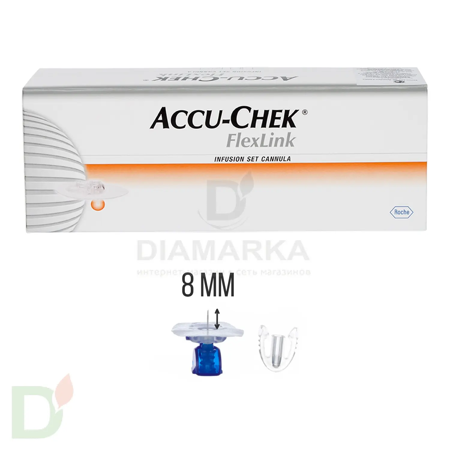 Акку-Чек Флекс-Линк, игла 8 мм (канюля), 1 шт. в Челябинске